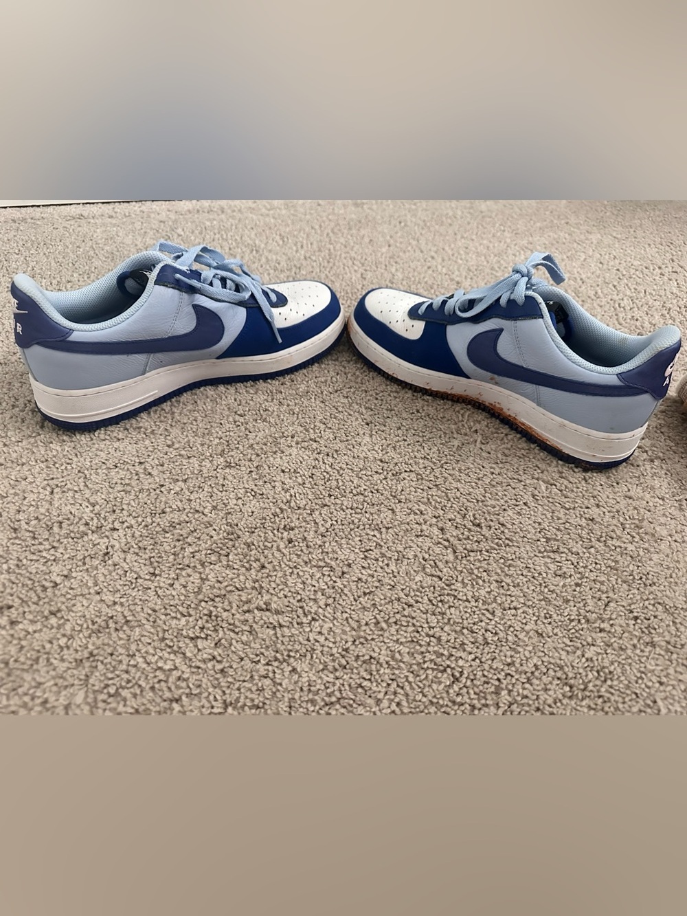 Nike Air Force 1 Low By You Blue White Men’s 9.5 DV3892-900 AF1 - Picture 3 of 7